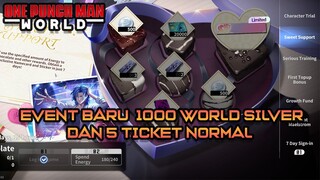 EVENT BARU VALENTINE 1000 WORLD SILVER | ONE PUNCH MAN WORLD