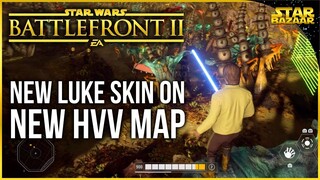 NEW Luke Skywalker Yavin Ceremony Gameplay, New HvV Map | Star Wars Battlefront 2 Gameplay