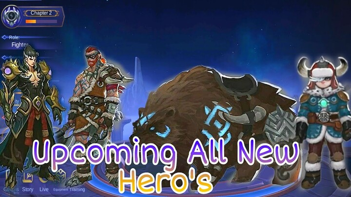 UPCOMING ALL NEW HERO'S MLBB • MLBB ALL NEW SKIN'S • MLBB UPCOMING ALL NEW HERO'S AND SKIN'S •