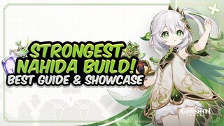 COMPLETE NAHIDA GUIDE! Best Nahida Build - Artifacts, Weapons, Teams & Showcase | Genshin Impact