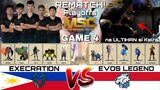 AWAT CH4KNU! GAME 4 FINALS LOWER BRACKET! EXECRATION vs EVOS LEGEND | MSC Playoff Day 3 | MSC 2021
