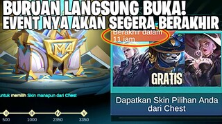 BURUAN LANGSUNG CLAIM SKIN M4 BATTLE NIGHT SKIN CHEST SEBELUM HILANG! MOBILE LEGENDS