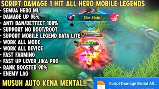 Script Damage Mobile Legends + Attack Speed No Password Patch Terbaru | Mobile Legends