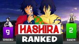 All 13 HASHIRA Power Levels Comparison (Demon Slayer)