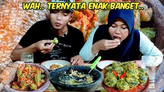 Daun SINGKONG Dimasak Begini, Enaknya Bikin Gagal Diet, Pecak OYONG, Asin Tawes, Sambel CIKUR