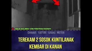 TEREKAM SOSOK KUNTILANAK KEMBAR #shorts