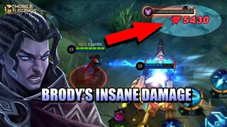 BRODY'S INSANE CRITICAL DAMAGE - BRODY BUILD AND GAMEPLAY MLBB