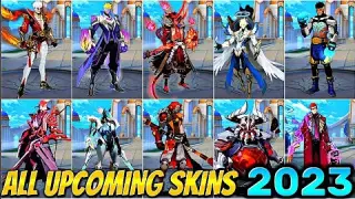 ALL UPCOMING SKINS THIS COMING YEAR 2023!! Gusion New Epic Skin, Vale Collector Skin & More!!