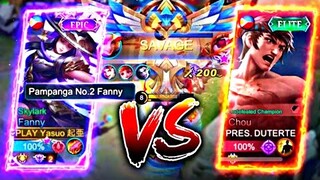 YASUO VS PRESIDENT DUTERTE!? WHO WILL WIN?? | FANNY GAMEPLAY | MLBB