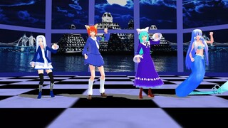 【MMD di gi charat】リンナ・キャラット＆ミ・ケ・キャラット＆憂鈴ちゃん＆アクアちゃんでtomorrow song