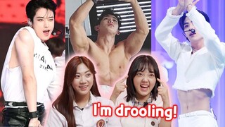 Korean Teens React to K-POP Male Idols With Hottest Body🔥