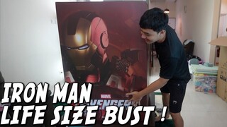 UNBOXING IRON MAN MARK VII LIFE SIZE BUST ! GEDE BANGET GILA !!!