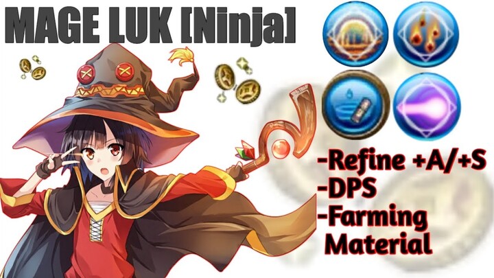 Mage Luk (Ninja) Build level Cap 245 - Toram Online