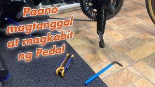 PAANO ANG PALIT NG PEDAL | How to Remove and Install Road Bike Pedals