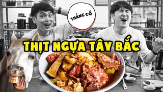 Những chàng trai Hàn Quốc hết hồn vì món thịt ngựa Tây Bắc Việt Nam...