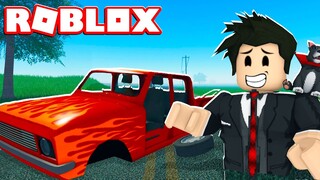 LOKIS COM CARRO QUEBRADO DE FOGO | Roblox - a dusty trip