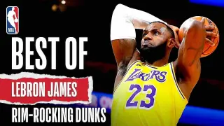 BEST Of LeBron James Rim-Rocking DUNKS | NBA Career