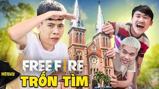 Thử Thách Chơi FREE FIRE TRỐN TÌM Ở Nhà Thờ Đức Bà | Thử Thách Cực Đại Tập 12 | HEAVY