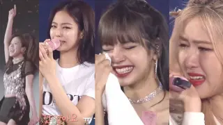 [Music] Crying Lisa, Crying Jennie, Crying Rose, And Cool Jisoo