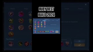 Ruby Best Build 2024 #shorts #mlbb