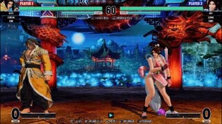 KOF15　チャンピオン　不知火舞　先鋒無双ガン攻め米の１８Hitコンボ