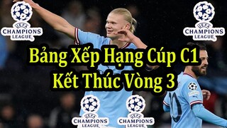 Kết Quả Cúp C1 Châu Âu Lượt Trận Thứ 3 Vòng Bảng - Bảng Xếp Hạng Mới Nhất