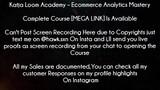 Katja Loom Academy Course Ecommerce Analytics Mastery Download