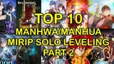 Top 10 Manhua/Manhwa Mirip Solo Leveling Dengan Sistem Game dan Dungeon Seru Untuk Dibaca Part 2