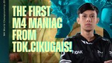 TDK.CikuGais claims the first maniac title on M4 World Championship 🔥 #M4 #DareToBeGreat
