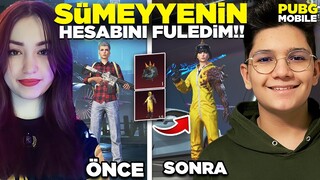 SÜMEYYENİN HESABINI FULLEDİM! ÇOK MUTLU OLDU!🥰 - PUBG MOBİLE