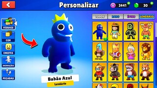 CHEGOU A SKIN DO AZUL BABÃO NO STUMBLE GUYS E VOCÊ NEM SABIA...