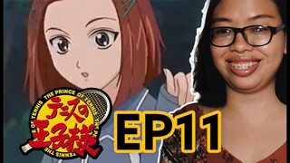 PRINCE OF TENNIS EPISODE 11 REACTION VIDEO | RYOMA VS MOMOSHIRO