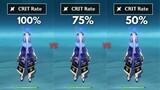 100% vs 75% Crit Rate!! Best Build for C0 Ayaka ?? [ Genshin Impact ]