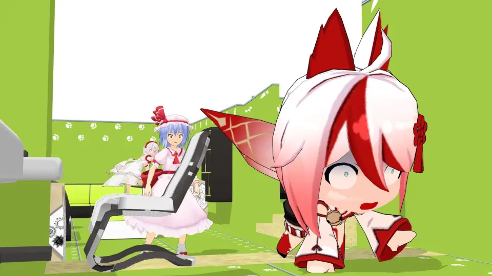 崩坏3 东方project Mmd 三个希儿第二季 第三部分 这波啊 这波是小蕾咪想吃绯玉丸 Bilibili