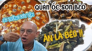 Color Man "sợ hãi" quán ốc Sơn Béo là do ăn xong sợ BÉO như tên quán ?!? | Color Man Food