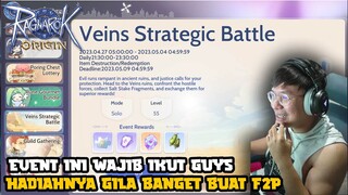 EVENT VEINS STRATEGIC ! WAJIB KERJAIN DAPET HADIAHNYA GILA !! RAGNAROK ORIGIN !