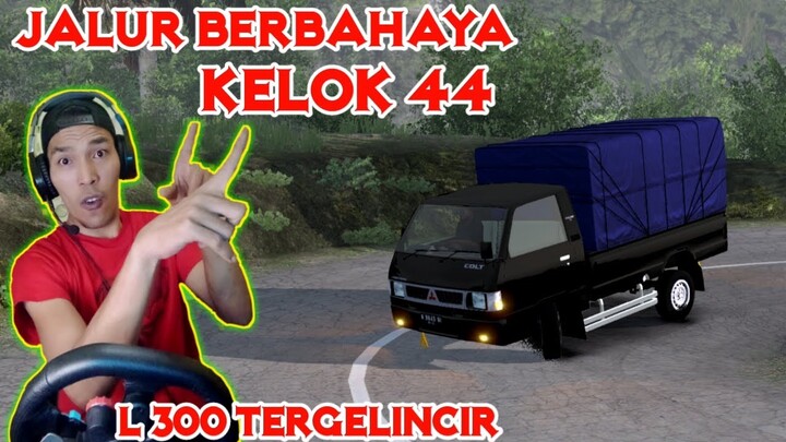 Jalur Paling Berbahaya ‼️Detik Detik Mobil L 300 Tergelincir Di KELOK 44 -ETS2
