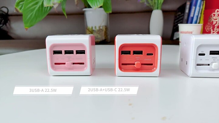 PD  fast charger  World travel adapter with UK/US/AU/EU