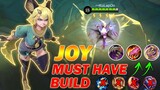 Joy Is Coming | Joy New Hero Best Build 2022 | MLBB