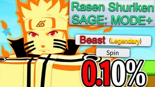 I Unlocked NARUTO'S 0.1% Beast Form - Roblox