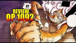 [ REVIEW OP 1092 ] GILA !!! GEAR 5 LUFFY SAMPAI BABAK BELUR !!!