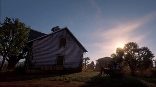 [Red Dead Redemption 2] 4K ultimate time-lapse photography 21:9-super-combustion aerial photography 