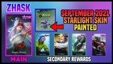 Choose You Starlight Skin 2021 Rewards Updated | Painted Skin Rewards Zhask? Skill Review | MLBB