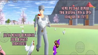 WAH NEMU PETA MENUJU KE RUMAH TOK DALANG UPIN DAN IPIN!! SAKURA SCHOOL SIMULATOR