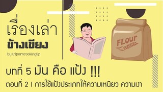 บทที่ 5 เรื่องเล่าข้างเขียง : มัน คือ แป้ง !!! ตอนที่ 2 I การใช้แป้งประเภทให้ความเหนียว ความเงา