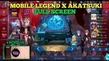 BACKGROUND ML NARUTO |Intro Naruto akatsuki mobile legend