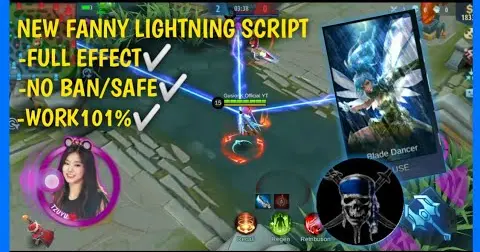 NEW FANNY LIGHTNING SKIN SCRIPT | MOBILE LEGENDS - Bilibili