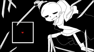 [Hand-drawn animation] 900 Edgetale Sans Battle Second Round