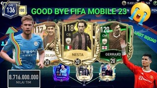 Ini Di Squad Terakhir Aku Di Fifa Mobile 2023||Last Squad & Last Season||Fifa Mobile Reset