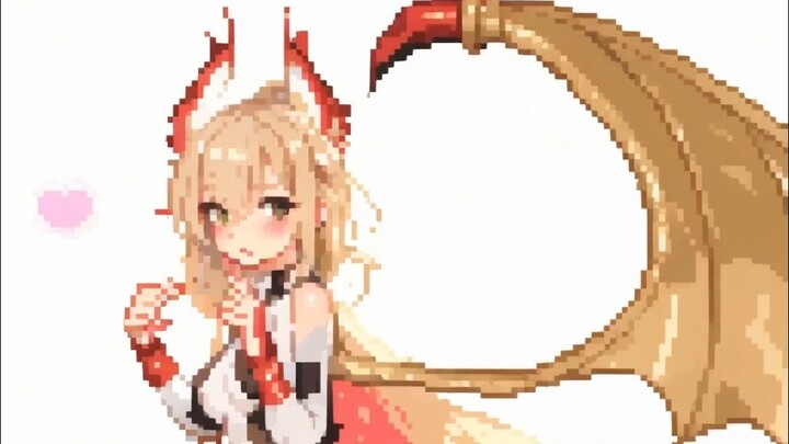 Lihatlah Naga Emas di Tahun Naga❤【Puisi Bayangan】Pixel Shake~